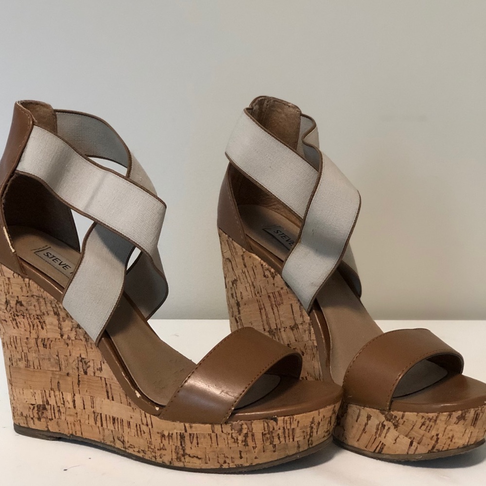 Steve Madden Cork Wedges